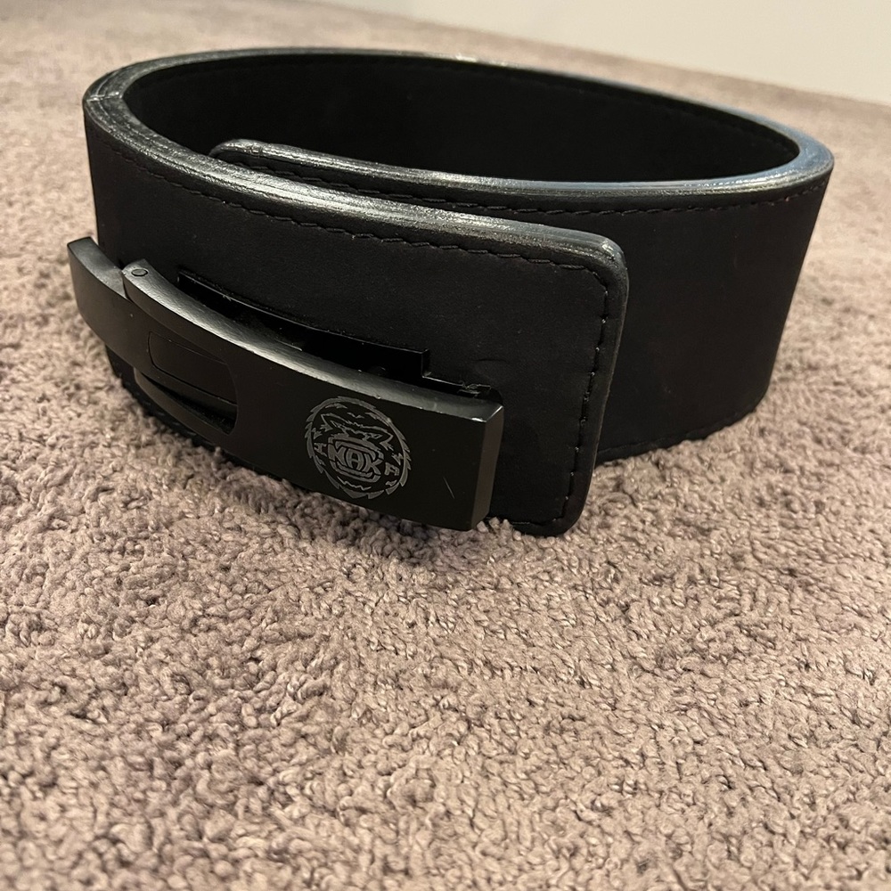 Inaka Blackout Suede 13mm Lifting Belt - Medium